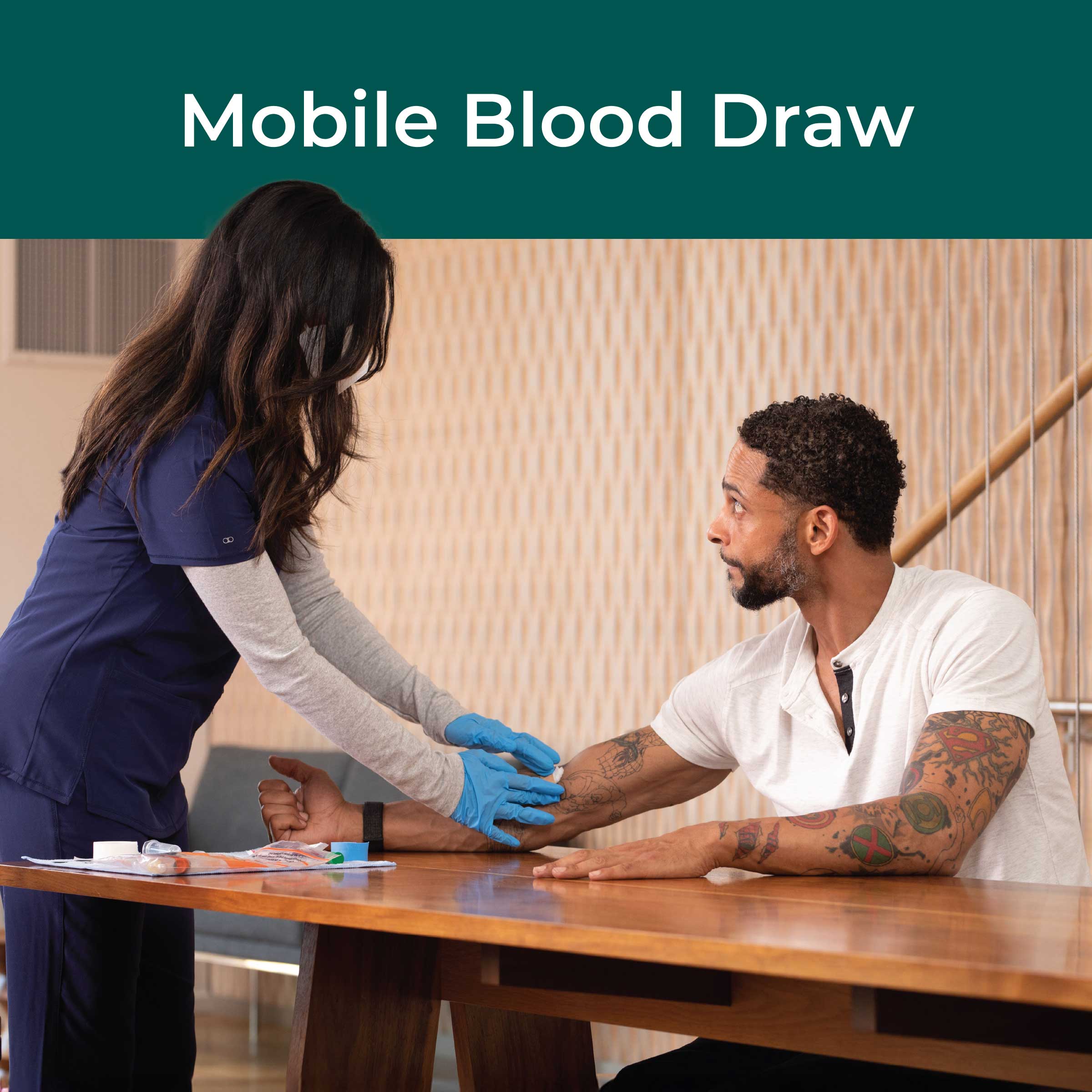 Upgrade with Mobile Blood Draw